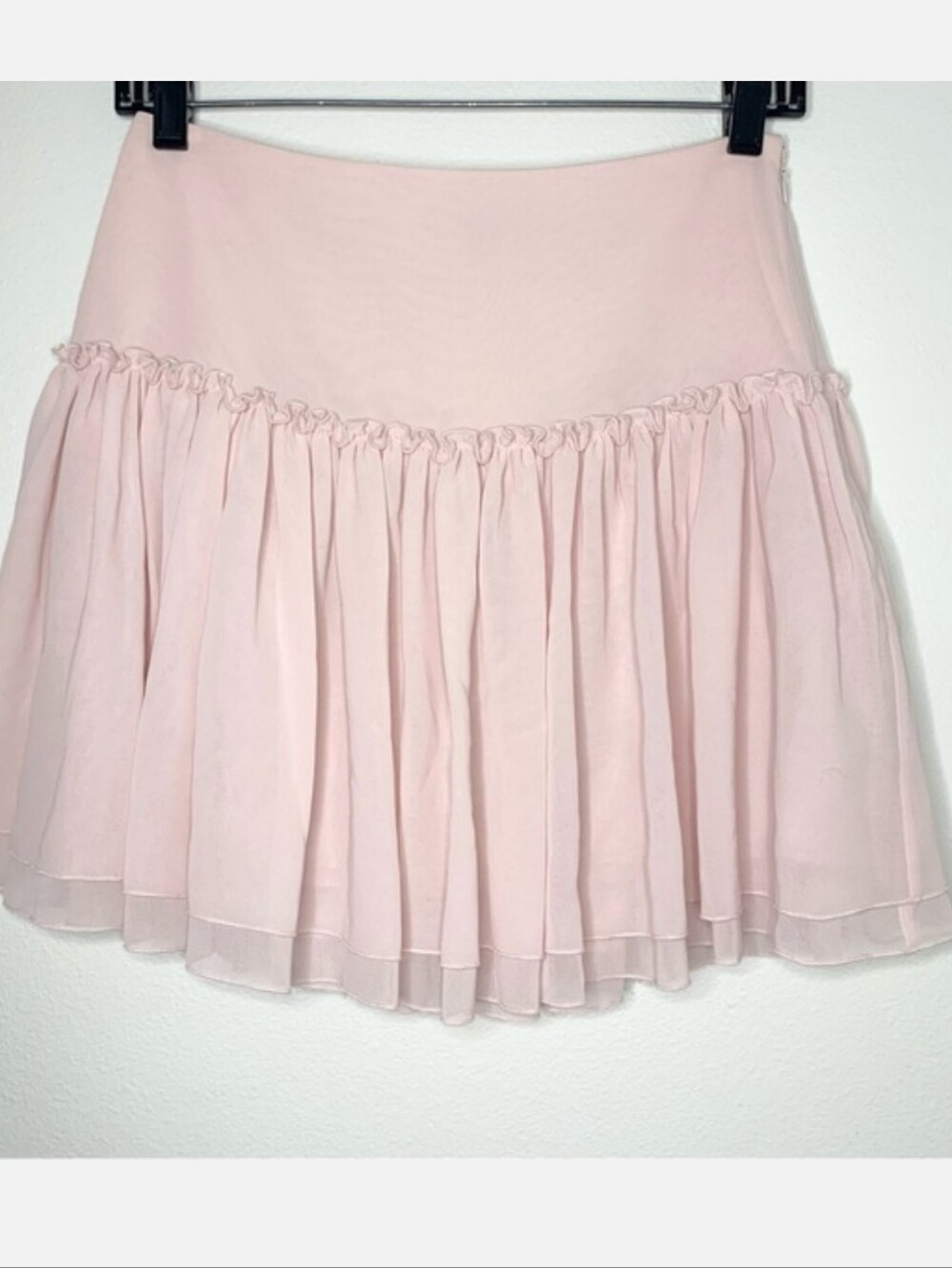 Vintage Banana Republic Pink & Black Skirt(s) Ruffle tiered pleated Bundle 4 - Picture 14 of 16